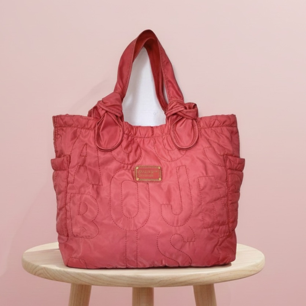 Marc by Marc Jacobs Quilted Tote Bag in Coral (Excellent Condition)